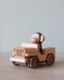 Wooden Animal Pull-Back Car -Kids Toys Store IMG 3046