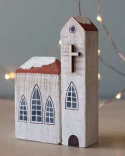 Handmade Wooden Christmas Village -Kids Toys Store IMG 3331