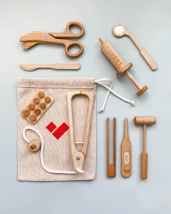 Handmade Wooden Medical Kit -Kids Toys Store IMG 8621