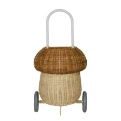 Olli Ella Rattan Mushroom Luggy - Natural -Kids Toys Store Mushroom Luggy Natural Rattan 2 2000x jpg