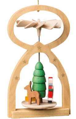 Richard Glaesser Mini Pyramid Hanging Ornament - Santa -Kids Toys Store ScreenShot2022 12 07at5.17.50PM