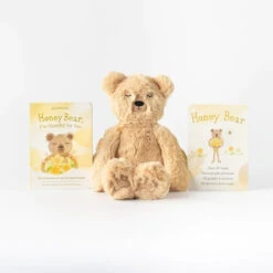 Slumberkins Honey Bear Kin + Lesson Book - Gratitude -Kids Toys Store Slumberkins WebReshoot 2021 Finals Small 71 800x jpg