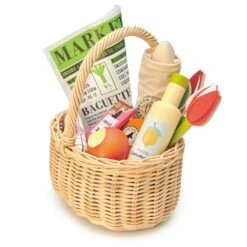Tender Leaf Toys Shopping Basket -Kids Toys Store TL8286 market day basket 1 jpg