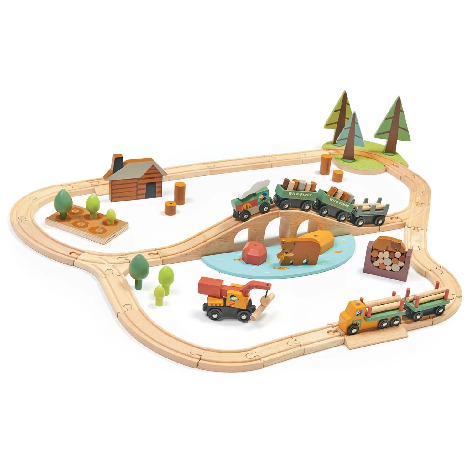 Tender Leaf Toys Wild Pines Train Set 9 Tender Leaf Toys Wild Pines Train Set - Image 9