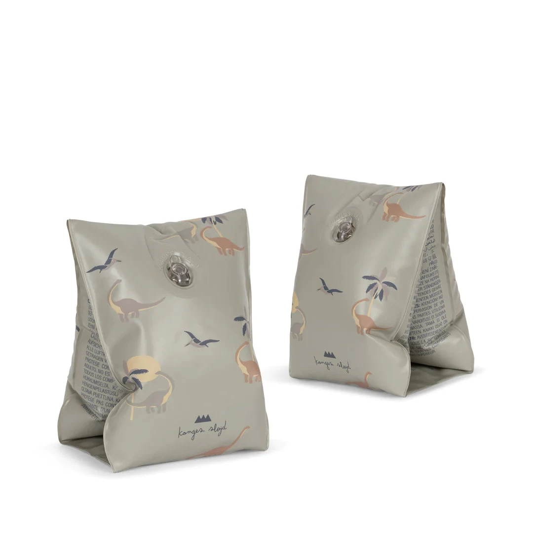 Konges Sløjd Inflatable Water Wings - Dinosaur Print 2 Konges Sløjd Inflatable Water Wings - Dinosaur Print - Image 2