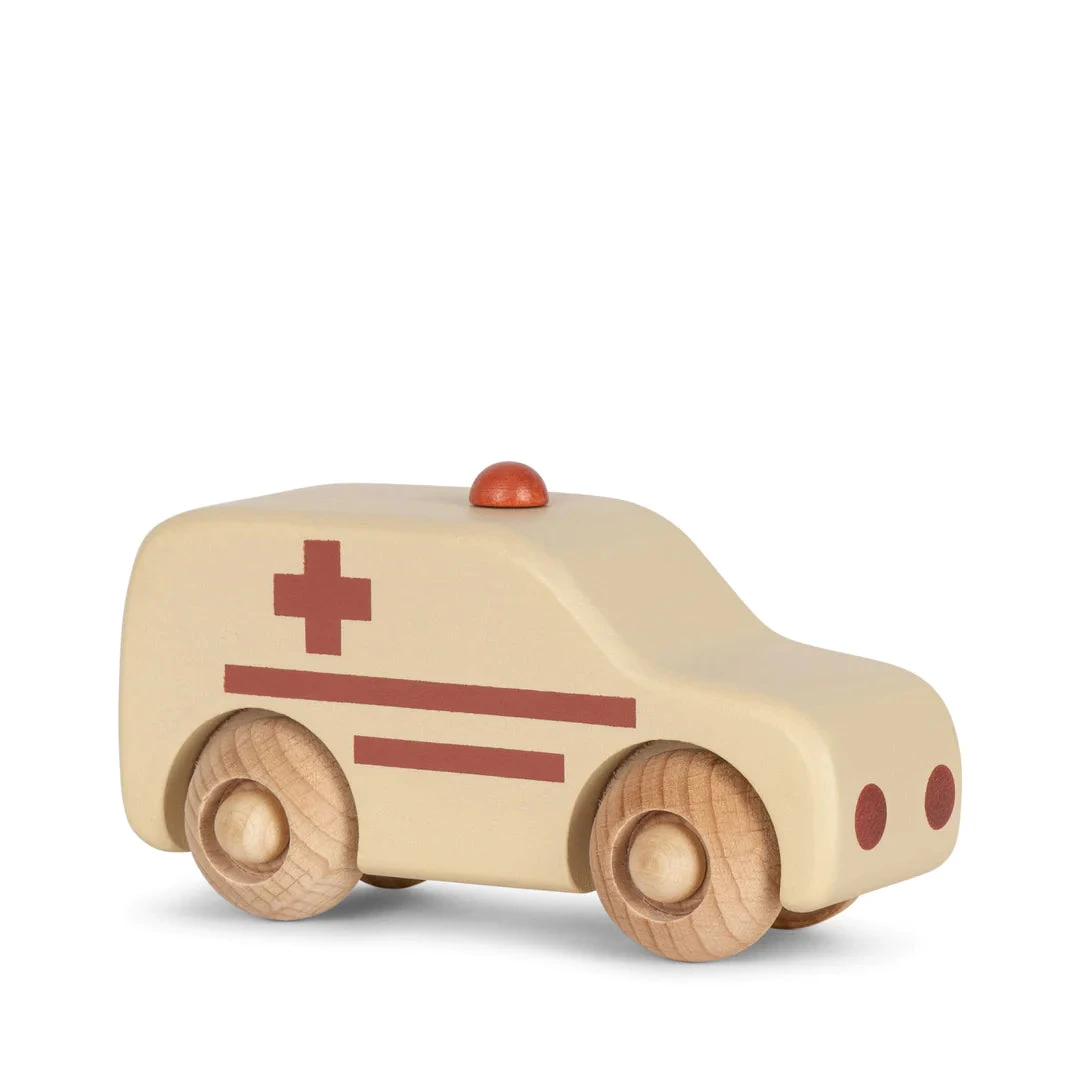 Konges Sløjd Wooden Ambulance 2 Konges Sløjd Wooden Ambulance - Image 2
