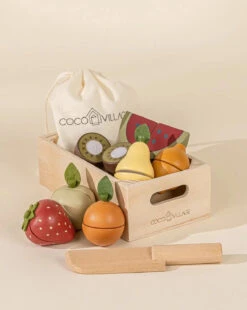 Sliceable Wooden Fruits