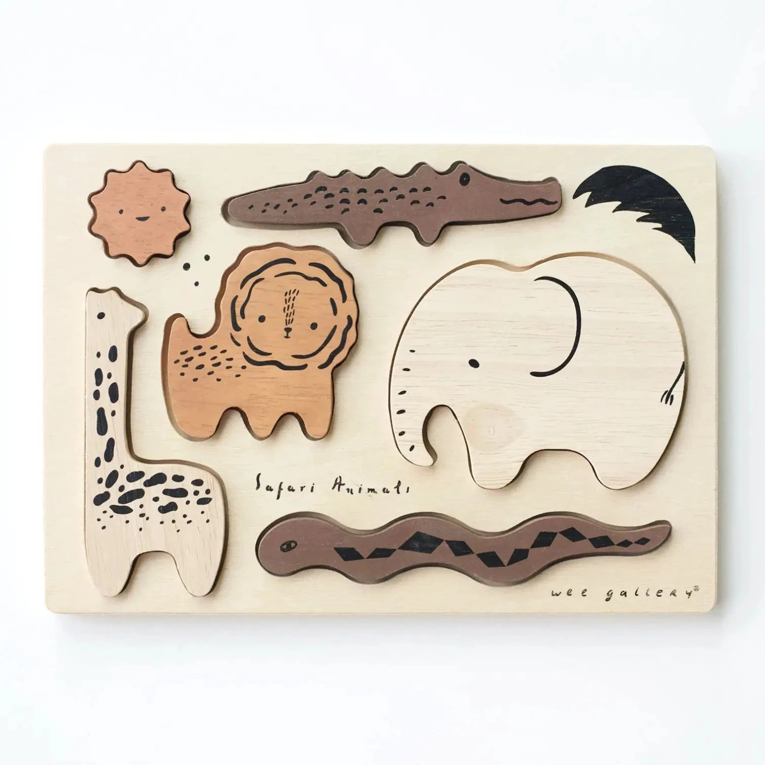 Wooden Tray Puzzle - Safari Animals 3 Wooden Tray Puzzle - Safari Animals - Image 3