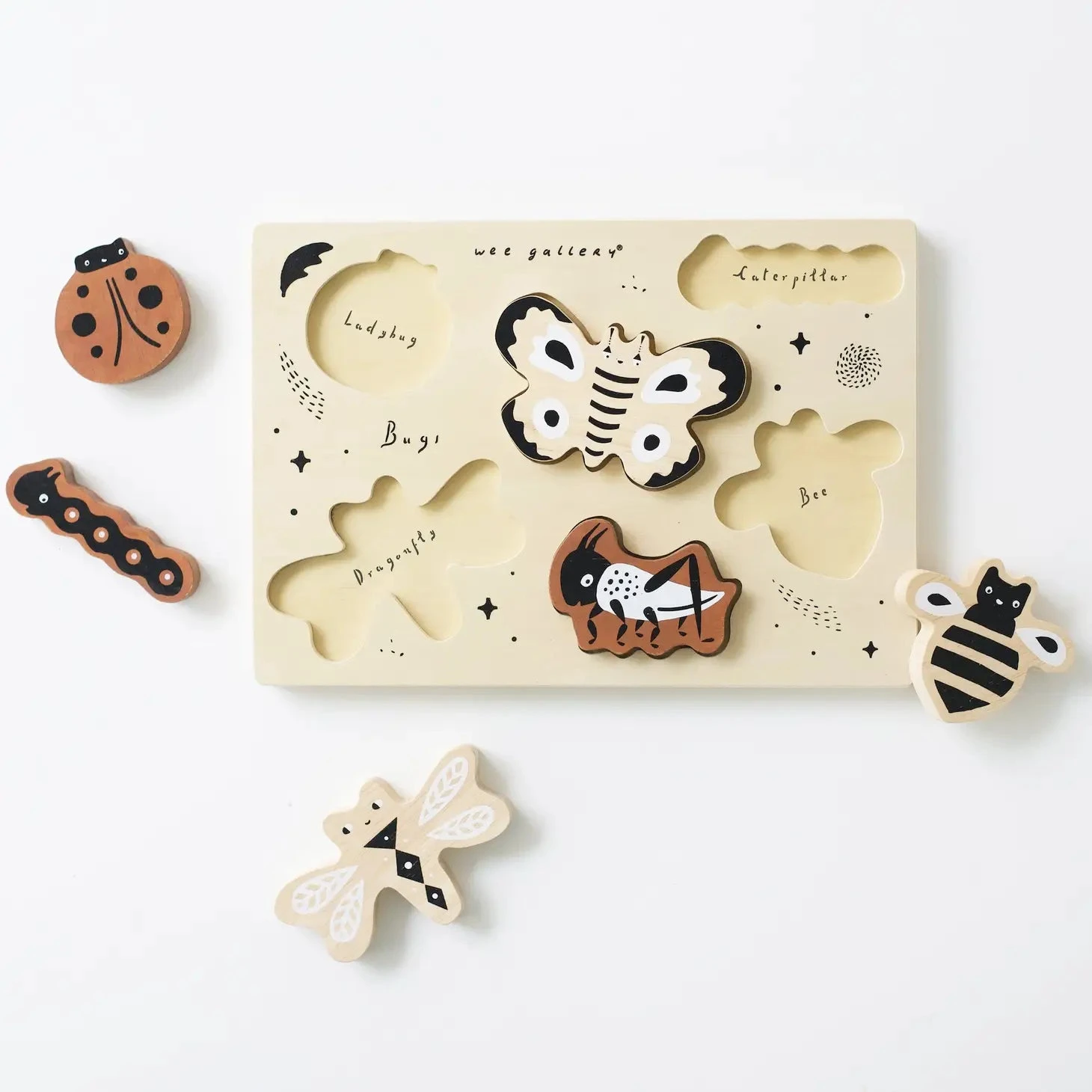 Wooden Tray Puzzle - Bugs 4 Wooden Tray Puzzle - Bugs - Image 4