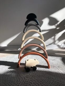 Handmade Rainbow Stacker - Terracotta -Kids Toys Store cad4bcb5fc3d0807fb34ee0e5d7e1ed2d8efe20ba6c6e841328b9e8ec542f159 jpeg