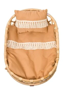 Poppie Rattan Doll Crib + Duvet Set -Kids Toys Store clay crib bedding jpg