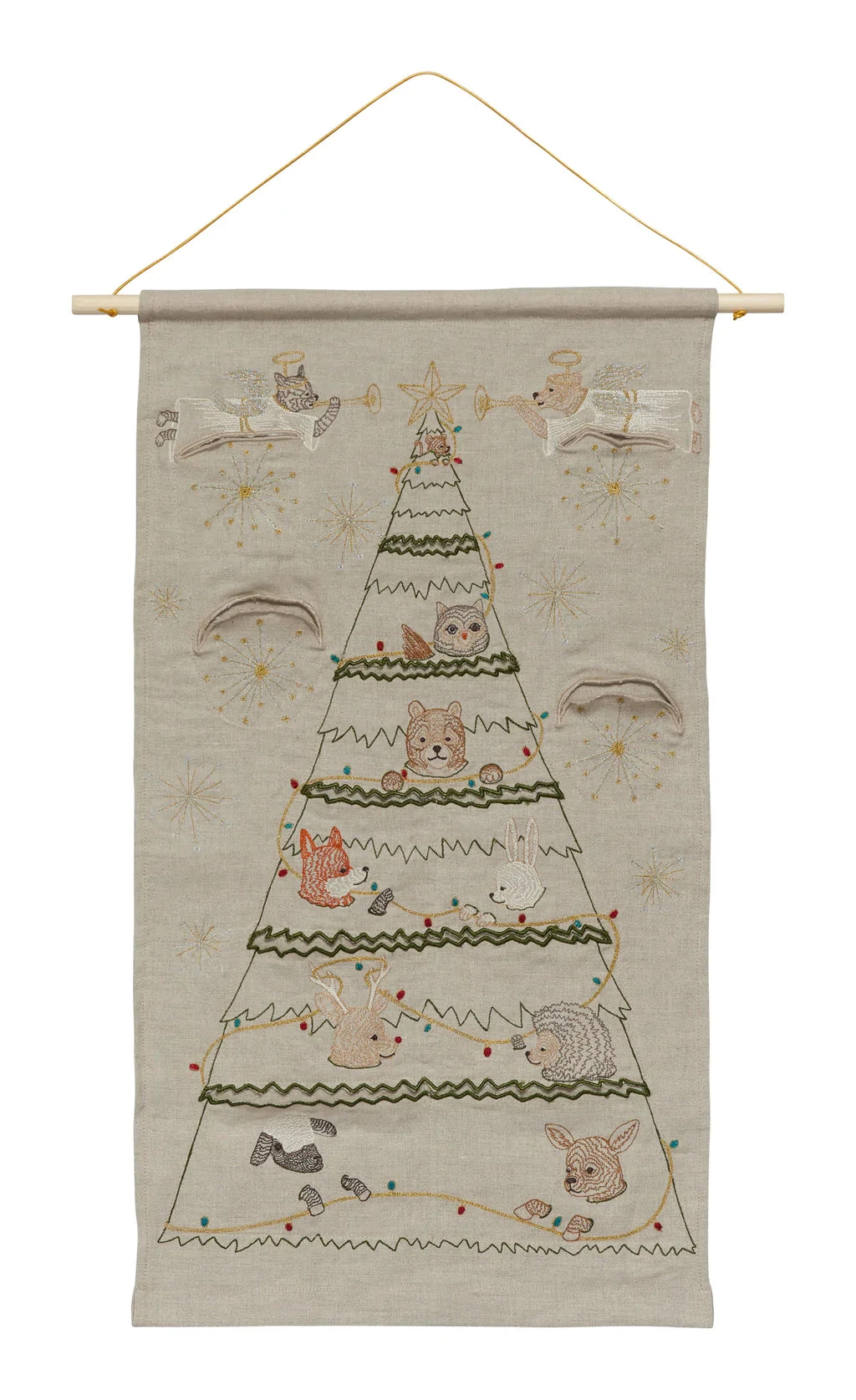 Coral & Tusk Embroidered Advent Calendar 3 Coral & Tusk Embroidered Advent Calendar - Image 3