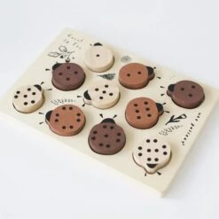 Wooden Tray Puzzle - Count To 10 Ladybugs 10 Wooden Tray Puzzle - Count To 10 Ladybugs -Kids Toys Store e276a421cfcedb16cdda9b39a8e94149941ec509c8735670f3d51776d0d2cc90 jpeg