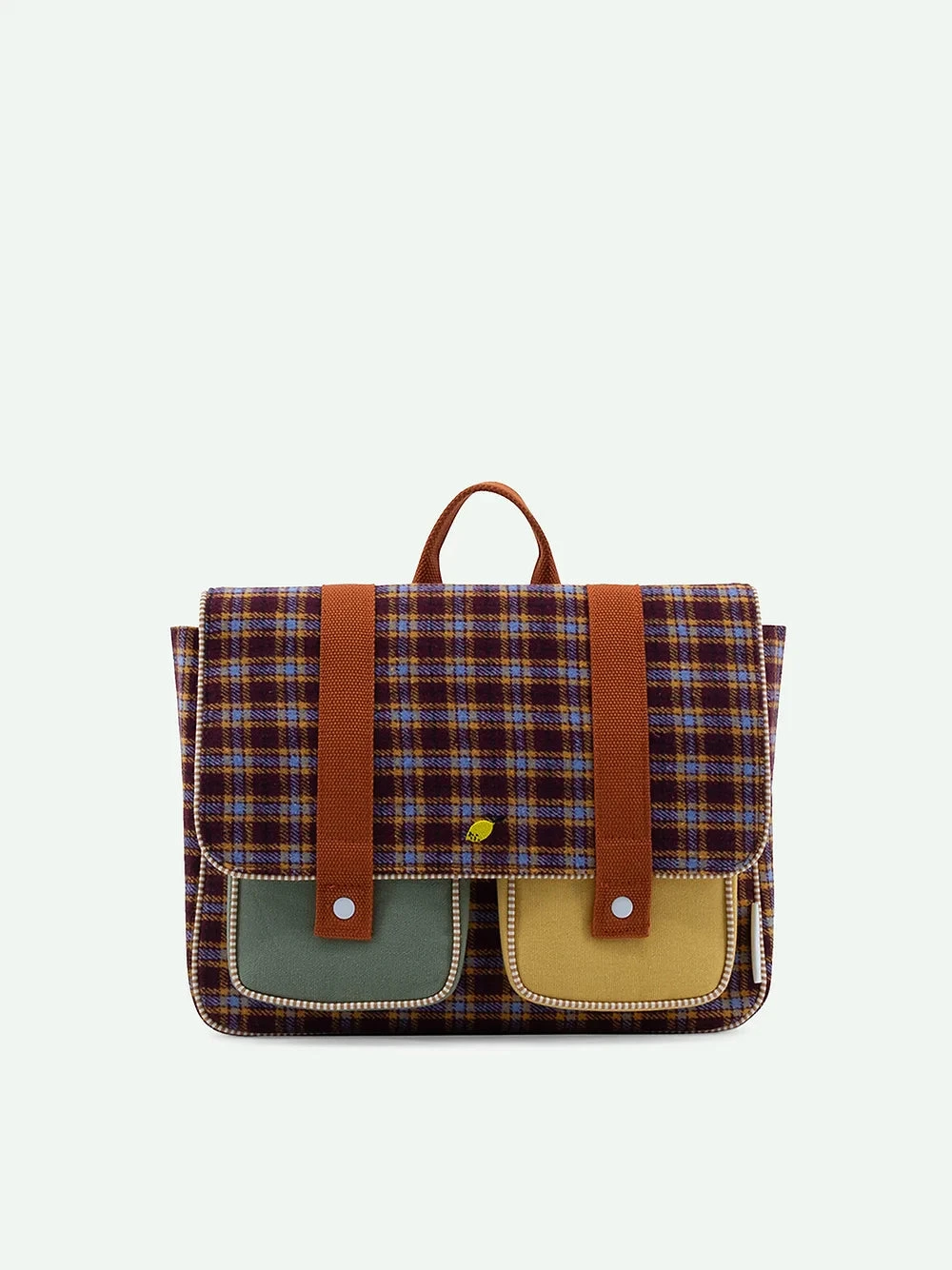 Sticky Lemon School Bag | Adventure Collection | Tartan Stormy Purple 2 Sticky Lemon School Bag | Adventure Collection | Tartan Stormy Purple - Image 2
