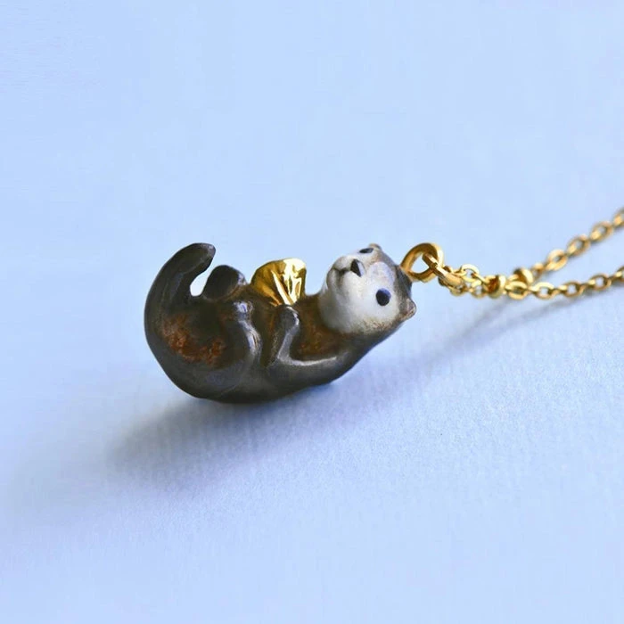 River Otter "Golden Gift" Necklace 2 River Otter "Golden Gift" Necklace - Image 2
