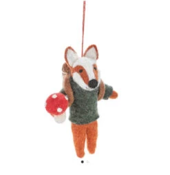 Handmade Felt Fox Christmas Tree Ornament -Kids Toys Store image 5a1a3038 6041 461d 8242 55e0c7ef8001