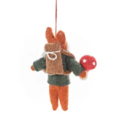 Handmade Felt Fox Christmas Tree Ornament -Kids Toys Store image ed730bff afab 4c2c 9c19 5fc4507edf3c