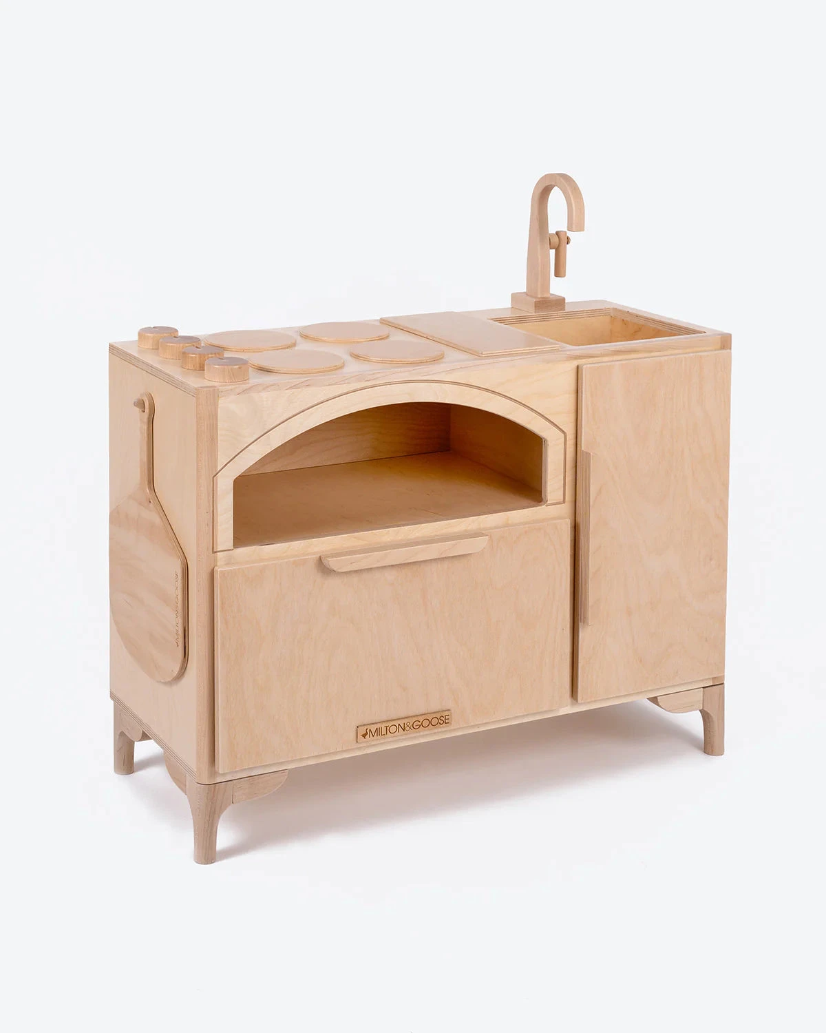 Milton & Goose Play Kitchen With Pizza Oven - Made In USA 1 Milton & Goose Play Kitchen With Pizza Oven - Made In USA