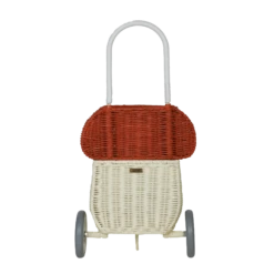 Olli Ella Rattan Mushroom Luggy - Red -Kids Toys Store mushroom luggy red rattan 2 2000x png