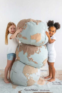 Lorena Canals Pouf World Map -Kids Toys Store pouf world map lorenacanals 8