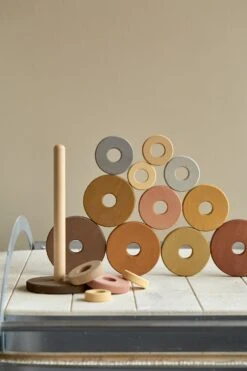 Raduga Grez | Handmade Large Pyramid Tower Stacker - Natural -Kids Toys Store raduga 2111216281 504127efa1 0d19de2c812ec701e255c29123600c56