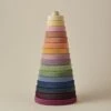 Raduga Grez | Handmade Large Pyramid Tower Stacker - Colorful