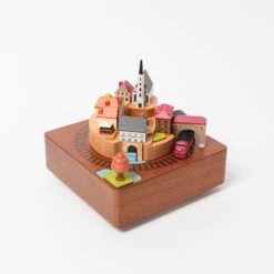 Wooden Train Music Box - European Town -Kids Toys Store train1