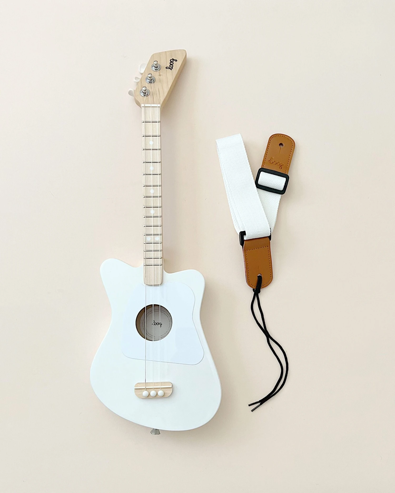 Kids Wooden Guitar With Strap 4 Kids Wooden Guitar With Strap - Image 4