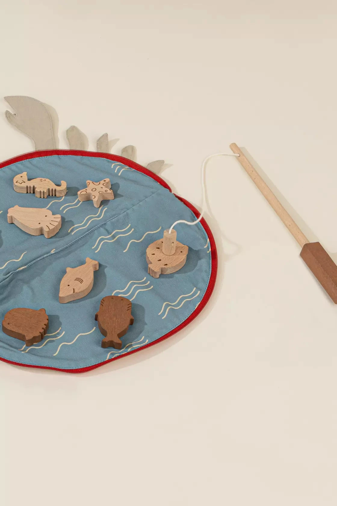 Wooden Fishing Game With Bag 3 Wooden Fishing Game With Bag - Image 3